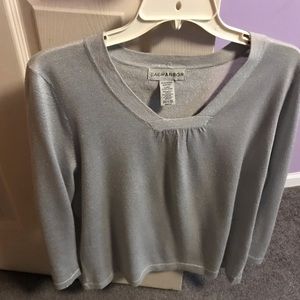 Sag Harbor Silver Sweater
